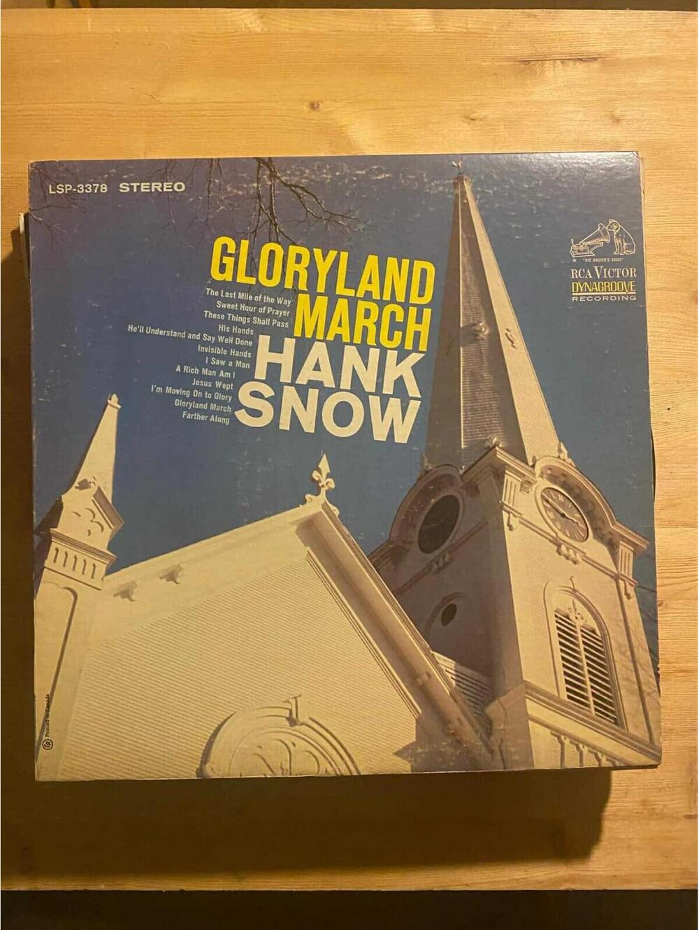 Hank Snow – Gloryland March Vintage 33rpm VG+ AB24